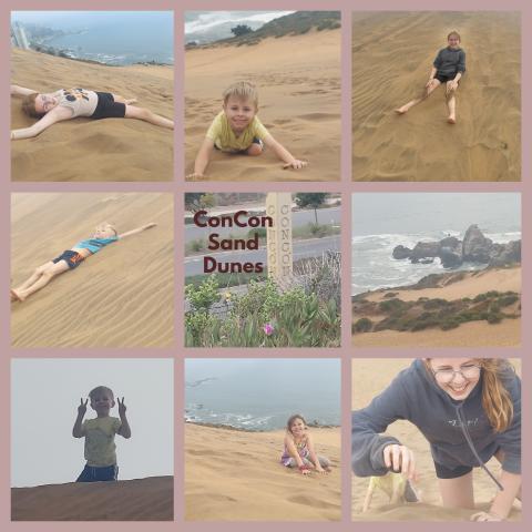 ConCon sand dunes photo collage